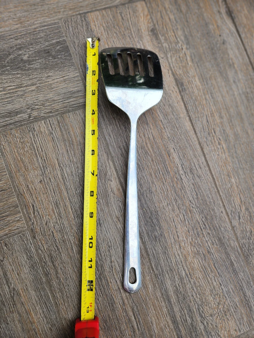 Stainless Steel Slotted Turner Spatula - Silver